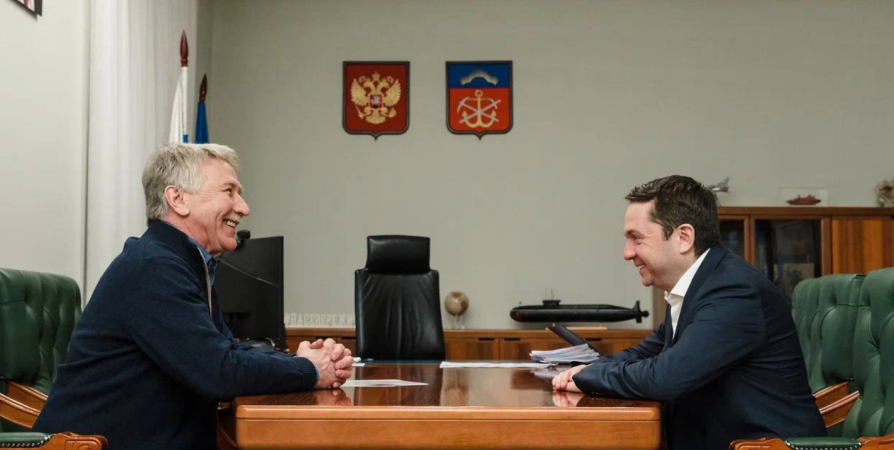 Губернатор Мурманской области провел рабочую встречу с Леонидом Михельсоном