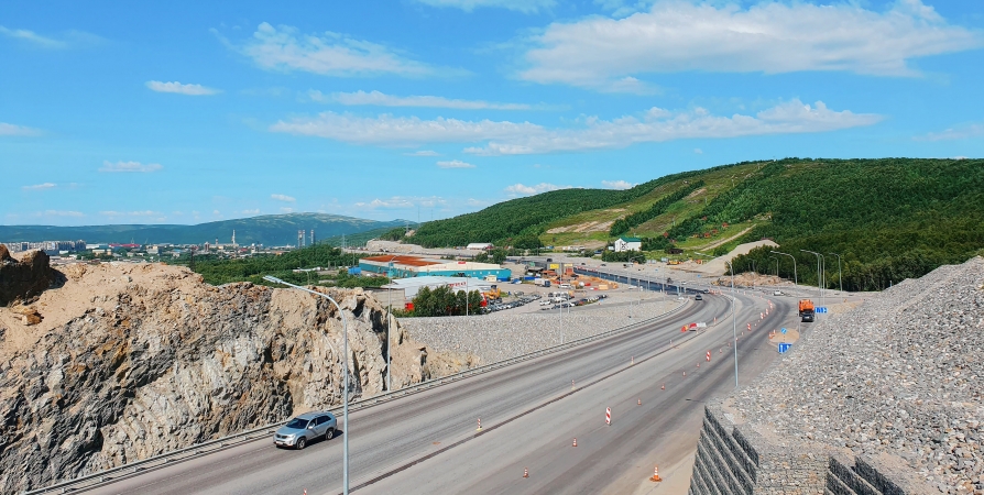 Реконструируемый участок дороги под Североморском готов на 96%