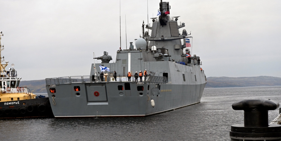«Адмирал Горшков» вернулся в Североморск после похода длиной почти 9 месяцев