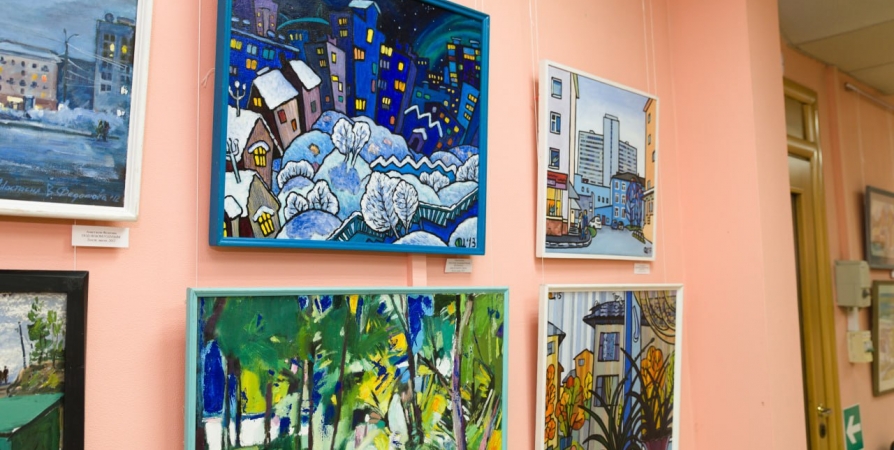 На выставке «Эклектика города» в Мурманске представлены картины современных художников