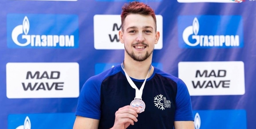 Заполярный пловец Павел Самусенко стал трижды бронзовым призером на этапе Кубка России