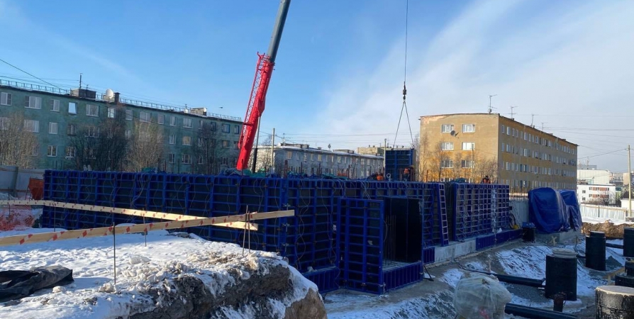 Буровзрывные работы завершены на стройплощадке нового дома на ПЗ в Мурманске